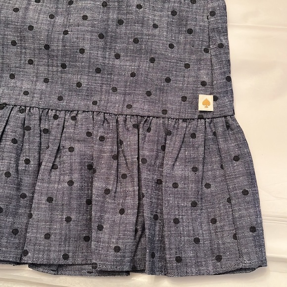 Kate Spade chambray size 3 toddler ruffle dress, NWT - Picture 5 of 16